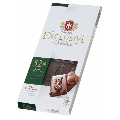 Taitau Exclusive 52% Dark Chocolate - Hořká čokoláda s 52% kakaa