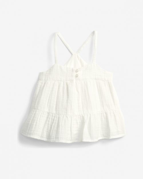 GAP Strappy Gauze Tilko dětské Bílá