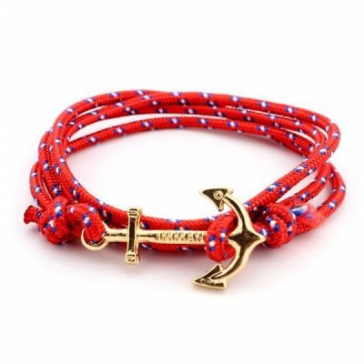 Stylový náramek na ruku s kotvou