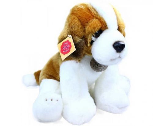 PLYŠ Pes bernardýn sedící 30cm pejsek *PLYŠOVÉ HRAČKY*