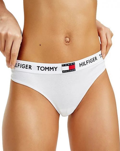 Dámská tanga Tommy Hilfiger bílá (UW0UW02198 YCD) XL