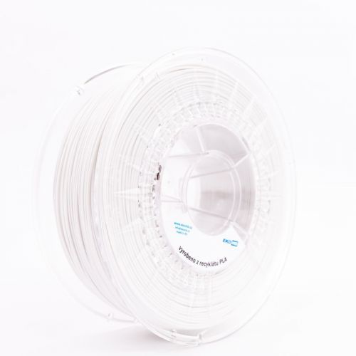EKO MB Recyklovaný filament PLA – bílá, 1 Kg, 1,75 mm