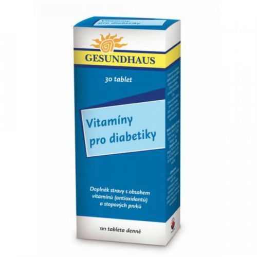 Vitaminy pro diabetiky 30 tablet