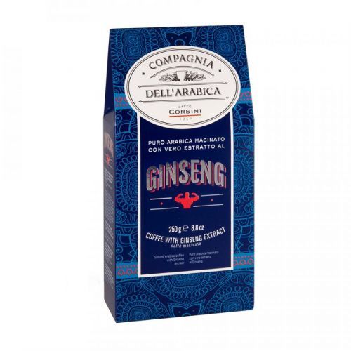CORSINI Caffe' Al Ginseng Moka káva mletá 250 g