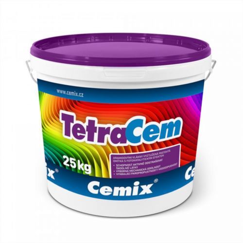 Tenkovrstvá pastovitá omítka TETRACEM Z 1,5 mm bezpříplatkový odstín, 25kg
