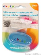Zubní kartáček s pouzdrem - silikonový AKUKU