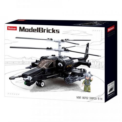 Sluban Model Bricks Army M38-B0752 Bojový vrtulník