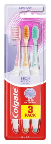 COLGATE Zubní kartáčky High Desnity 3pack Ultra Soft 3 ks