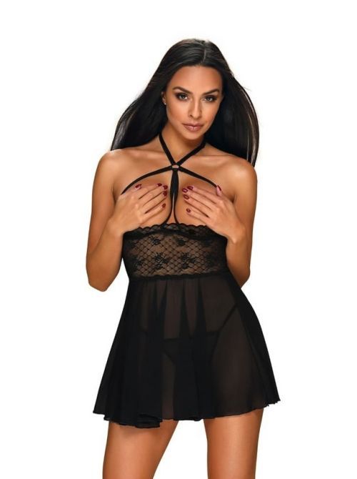 Smyslná košilka Nettsy babydoll - Obsessive - S / M