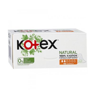 Kotex® Liners Natural Normal 40ks