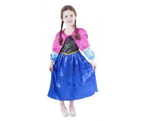 Dětský kostým princezna zimní království - Anna (S)