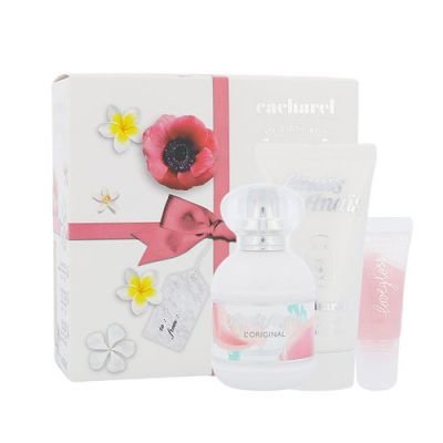 Cacharel Anais Anais L´Original EDT dárková sada W - toaletní voda 30 ml + tělové mléko 50 ml + lesk na rty 7 ml