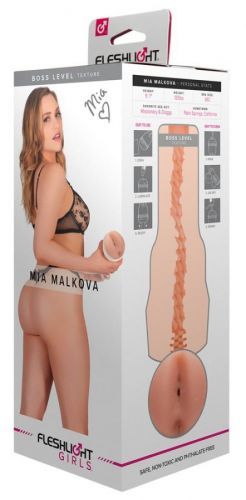 Fleshlight Mia Malkova Boss - lifelike dildo masturbator (natural)