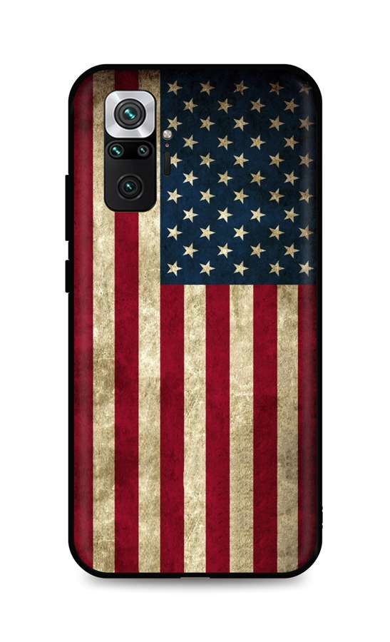 Kryt TopQ Xiaomi Redmi Note 10 Pro 3D silikon Amerika 58891