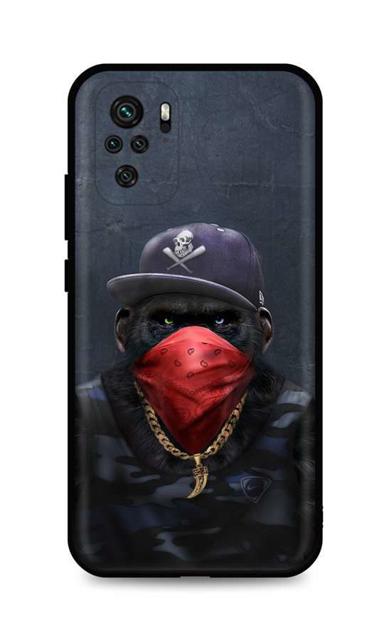 Kryt TopQ Xiaomi Redmi Note 10 silikon Monkey Gangster 59066