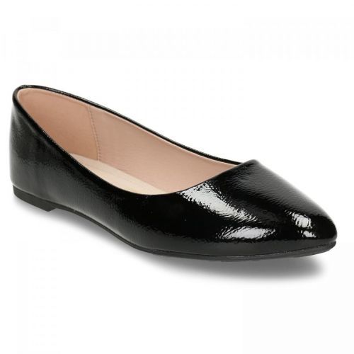 Černá dámská obuv na nízké podešvi