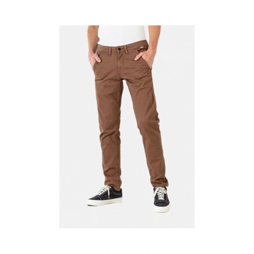 kalhoty REELL - Flex Tapered Chino Brown (150) velikost: 28/30