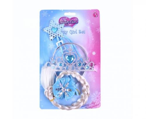 Sada princezna modrá s copem