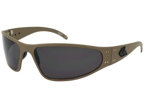 Sluneční brýle Wraptor Polarized Gatorz® – Smoke Polarized, Cerakote Tan (Barva: Cerakote Tan, Čočky: Smoke Polarized)