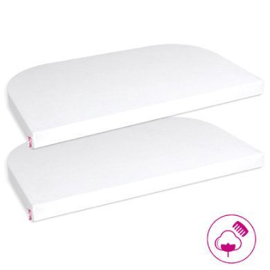 babybay prostěradlo jersey double pack vhodné pro model Original white