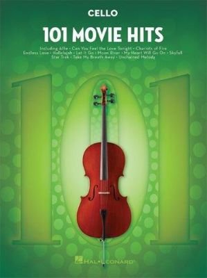 101 Movie Hits (Filmové hity) For Cello (noty na violoncello)