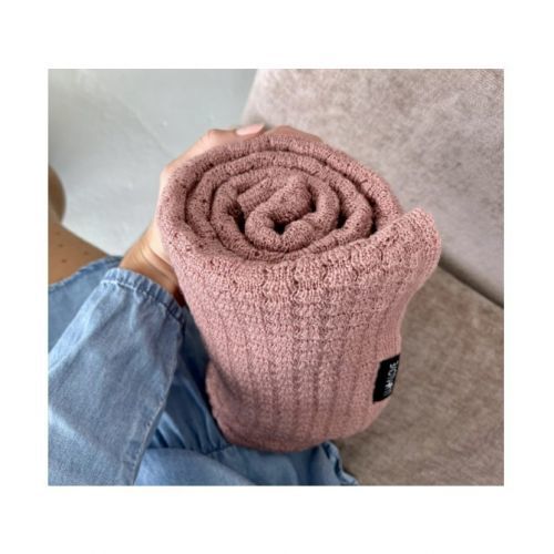 Lullalove Lehká dečka z vlny Merino Motýlek - kolekce Premium Pivoňka