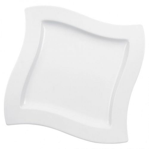 Villeroy & Boch MĚLKÝ TALÍŘ, keramika, 27/27 cm - bílá