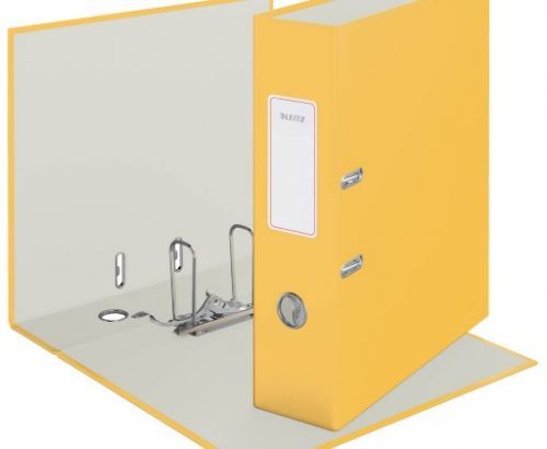 Pořadač A4 pákový Leitz 180° COSY - hřbet 8 cm / teplá žlutá
