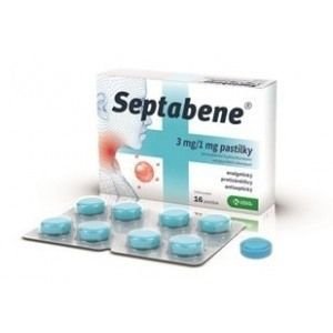 Septabene 3 mg/1mg pastilky orm.pas.16x3mg/1mg