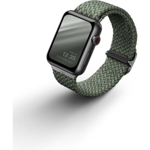 UNIQ Aspen Braided řemínek pro Apple Watch 40/38mm zelený