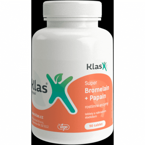 KLAS CZ Super Bromelain + Papain 90 tablet