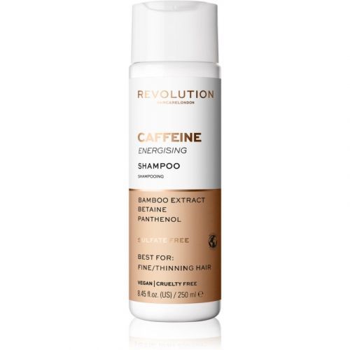 Revolution Haircare Skinification Caffeine kofeinový šampon proti vypadávání vlasů při zvýšeném výdeji energie 250 ml