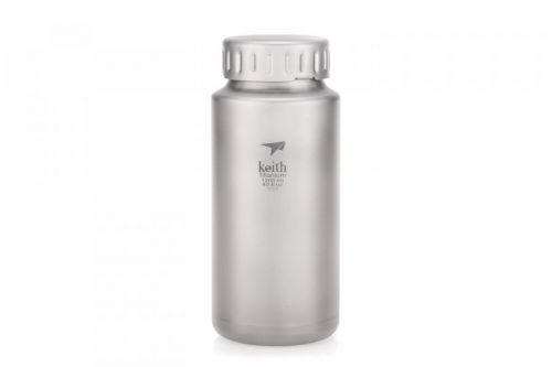 Titanová láhev Sport Bottle Keith® / 1,2 l (Barva: Stříbrná)
