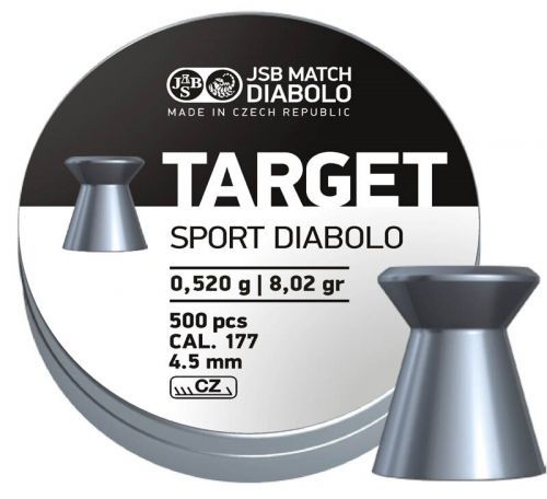 Diabolky Target Sport 4.5 mm JSB® / 500 ks (Barva: Vícebarevná)