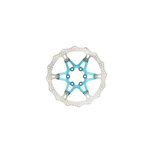 Reverse Brzdový kotouč 160 mm, 6 děr, Alloy/Steel, Light Blue