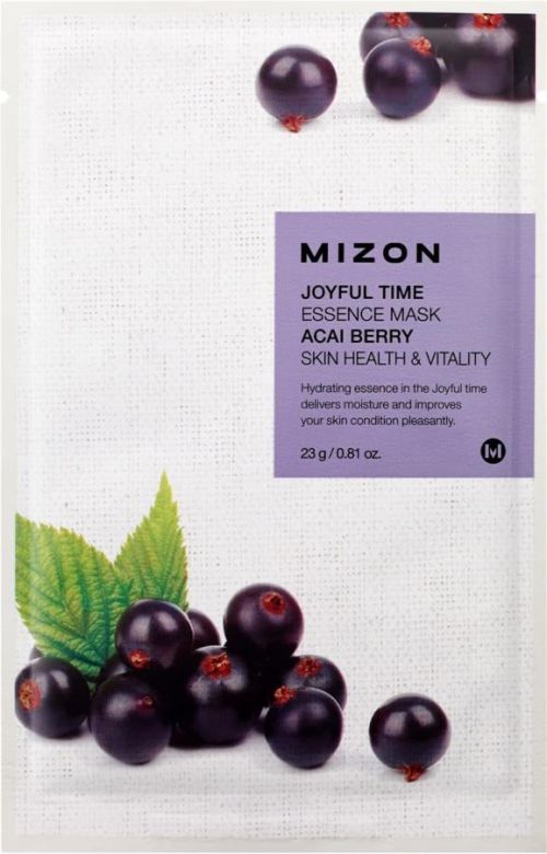 Mizon Joyful Time Acai Berry Plátýnková maska pro rozjasnění a vitalitu pleti 23g