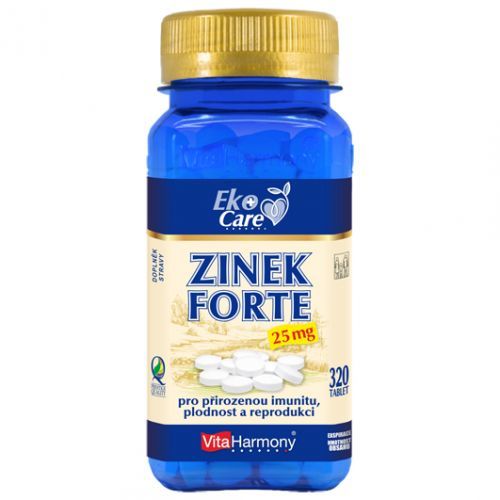 VitaHarmony, s.r.o.  VitaHarmony VE Zinek Forte 25 mg - 320ks
