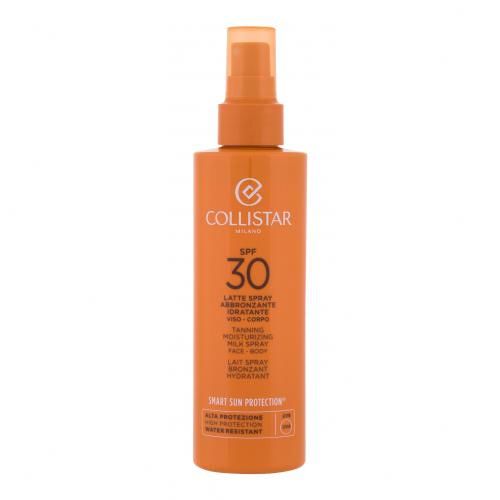 Collistar Smart Sun Protection Tanning Moisturizing Milk Spray SPF30 200 ml opalovací sprej na tělo i obličej unisex