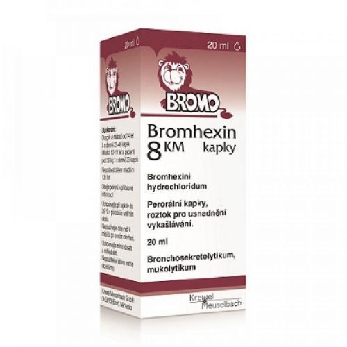 BROMHEXIN 8 KM kapky 20 ml