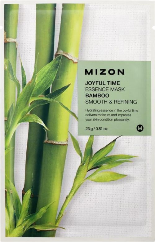 Mizon Joyful Time Essence Mask Bamboo Plátýnková maska s vyhlazujícím efektem 23g