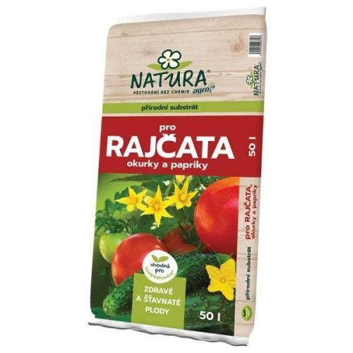 NATURA Substrát pro rajčata, okurky a papriky 50l