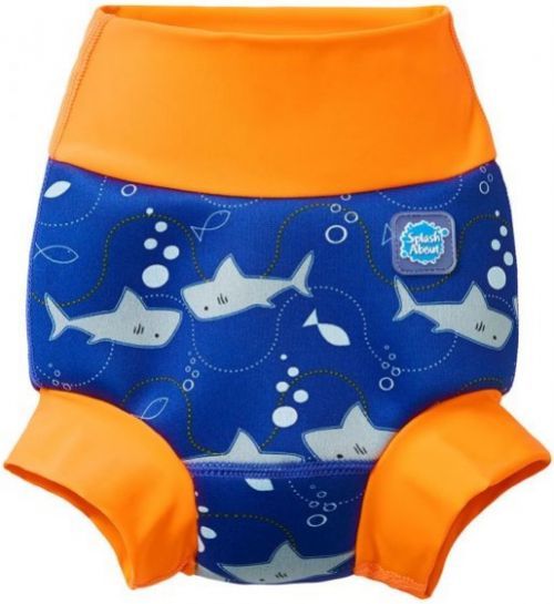 Splash About New Happy Nappy Shark Orange M