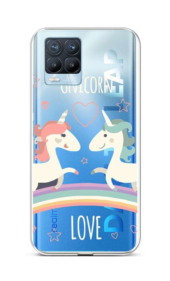 Kryt TopQ Realme 8 Pro silikon Unicorn Love 58799