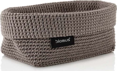 Hnědý úložný košík Blomus Rope, 11,5 x 20 cm