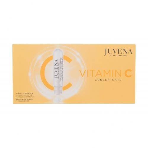 Juvena Vitamin C Concentrate Set dárková kazeta pro ženy pleťové sérum Vitamin C Concentrate 0,35 g + pleťová esence Miracle Boost Essence 7 x 2,5 ml