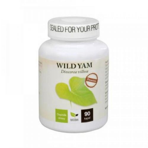 NATURAL MEDICAMENTS Wild Yam Premium 90 kapslí