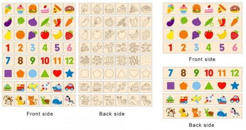 Viga Dřevěná hra třídění