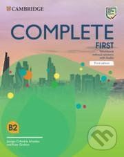Complete First Workbook without Answers with Audio, 3rd - D'Andria Jacopo Ursoleo