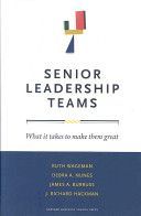 Senior Leadership Teams - What it Takes to Make Them Great (Wageman Ruth)(Pevná vazba)