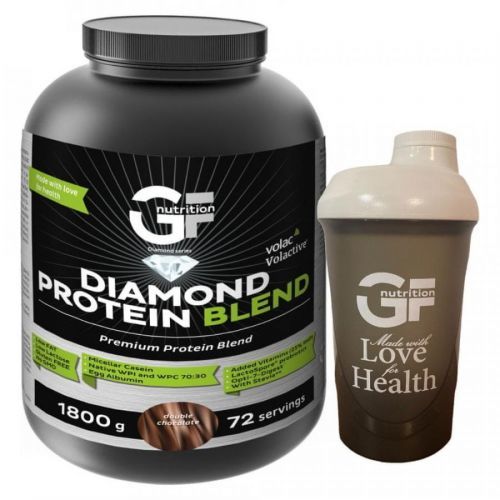 GF Nutrition Diamond Protein Blend 1800 g, super kvalitní vícesložkový protein, Blueberry Yogurth
